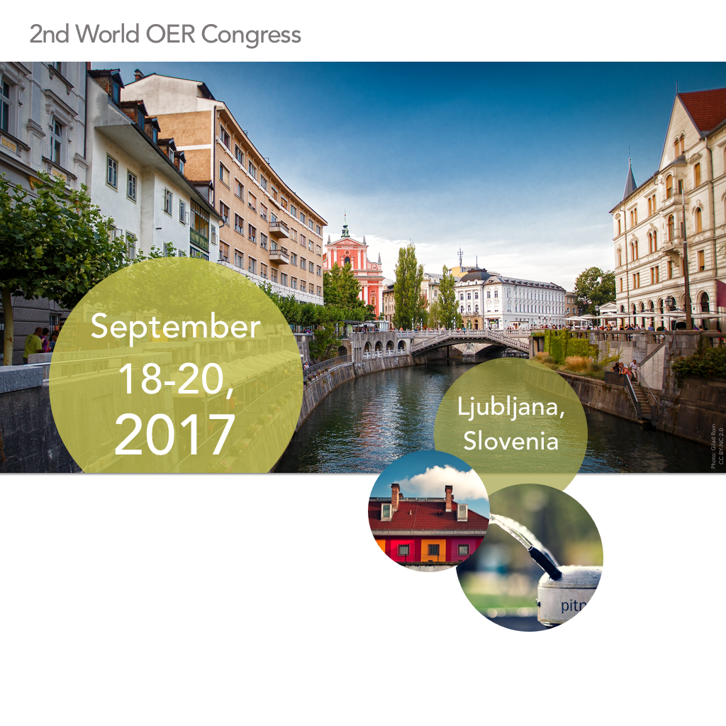  2nd World OER Congress in Ljubljana 