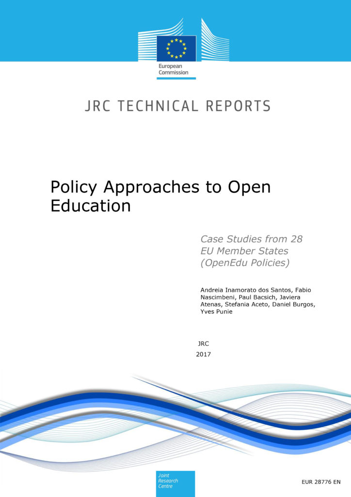Policy Approaches to Open Education Case Studies from 28 EU Member