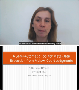 Amelia Taylor - A Semi-Automatic Tool for Meta-data extraction from Malawi Court Judgments